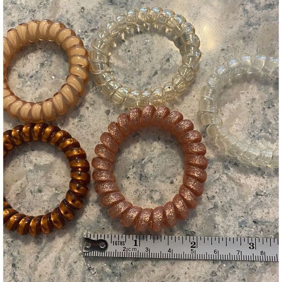 Target 10 Scrunci Plastic Multi Sizes Hair Pony Tail Holder - Picture 5 of 8